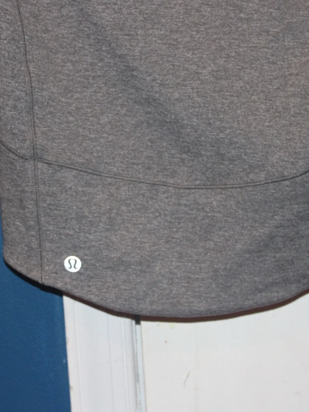 Lululemon Hill and Valley Mock Neck Pullover - Heathered Slate Gray - Size 6